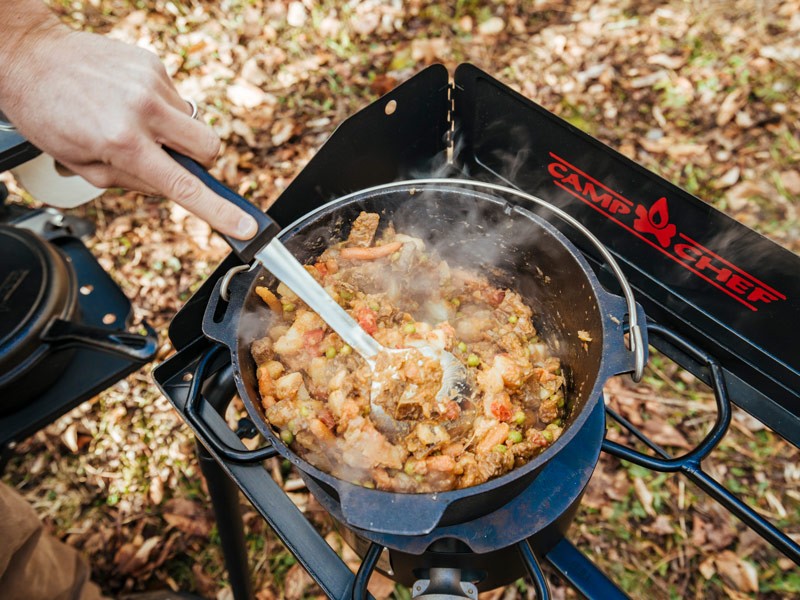 Camping Stove Top Cooking - Homemade Hamburger Helper